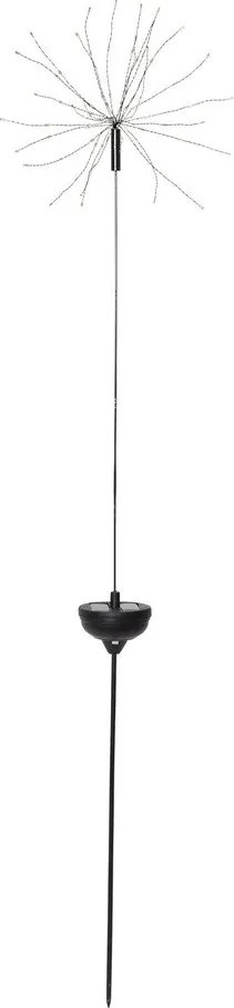 Външно соларно LED осветително тяло с бели светодиоди, височина 100 cm Firework - Star Trading