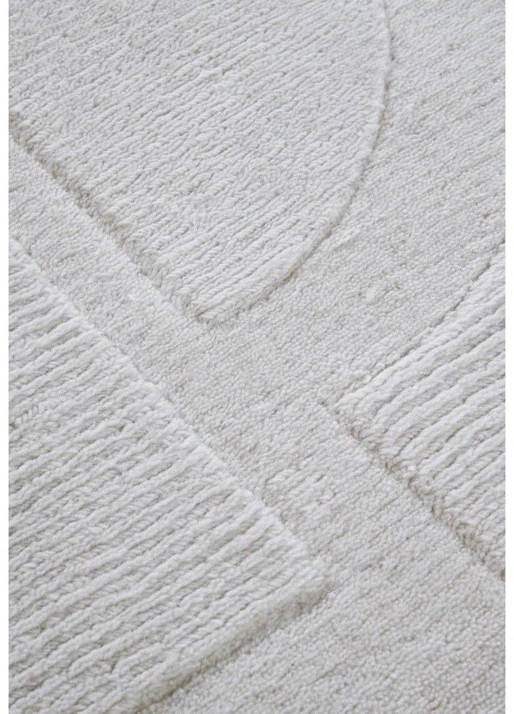 Кремав ръчно изработен вълнен килим 80x150 cm Alexis – Villeroy&Boch