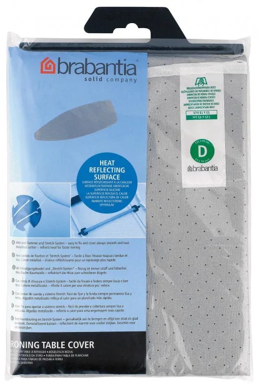 Калъф за маса за гладене Brabantia C 1003439, 124x45 см, 8 мм, Металик