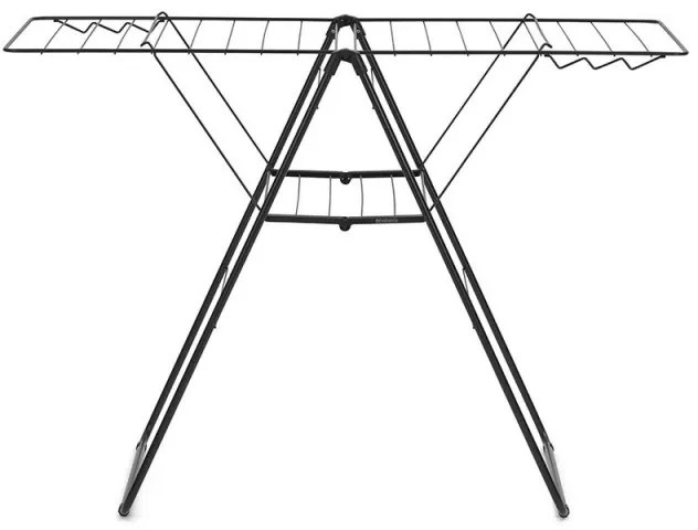 Сушилник за дрехи Brabantia Hangon 1004165, 20 м, 6 закачалки, Регулируем, Заключване за деца, Черен/мат