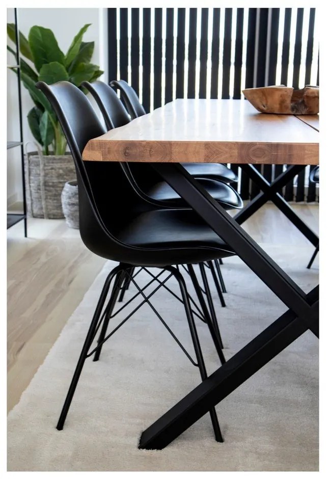 Черни трапезни столове в комплект от 2 броя Oslo - House Nordic