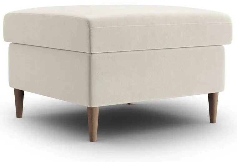 Бежова кадифена табуретка Kyoto – Cosmopolitan Design