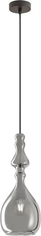 Redo 01-2938 - Полилей на кабел AMBIX 1xE27/42W/230V, диаметър 18 см, сив