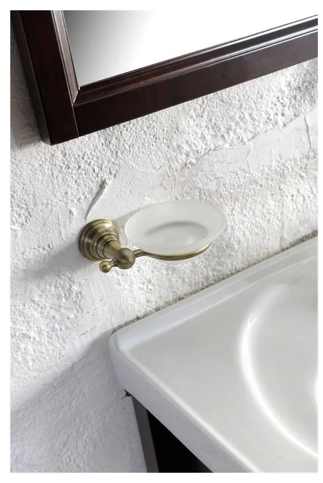 Монтиран на стената месингов сапунер Diamond - Sapho