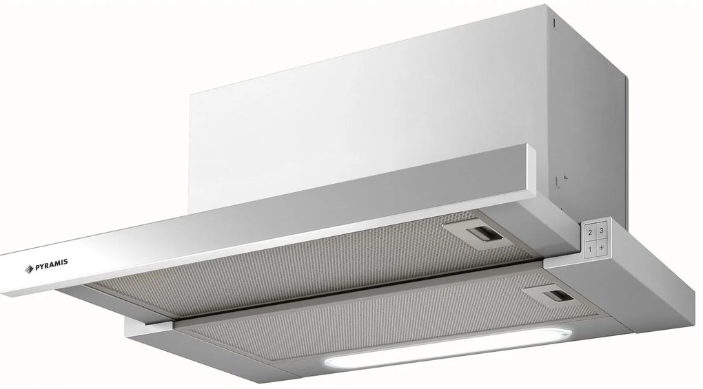 Абсорбатор Pyramis плъзгащ 60cm Essential-White