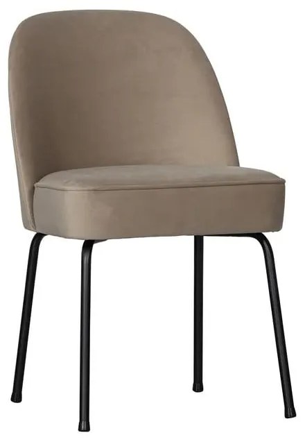 Бежови кадифени трапезни столове в комплект 2 бр. Vogue – WOOOD