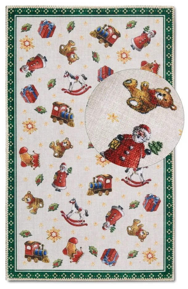 Зелен килим с коледен мотив 50x80 cm Green Christmas – Villeroy&amp;Boch
