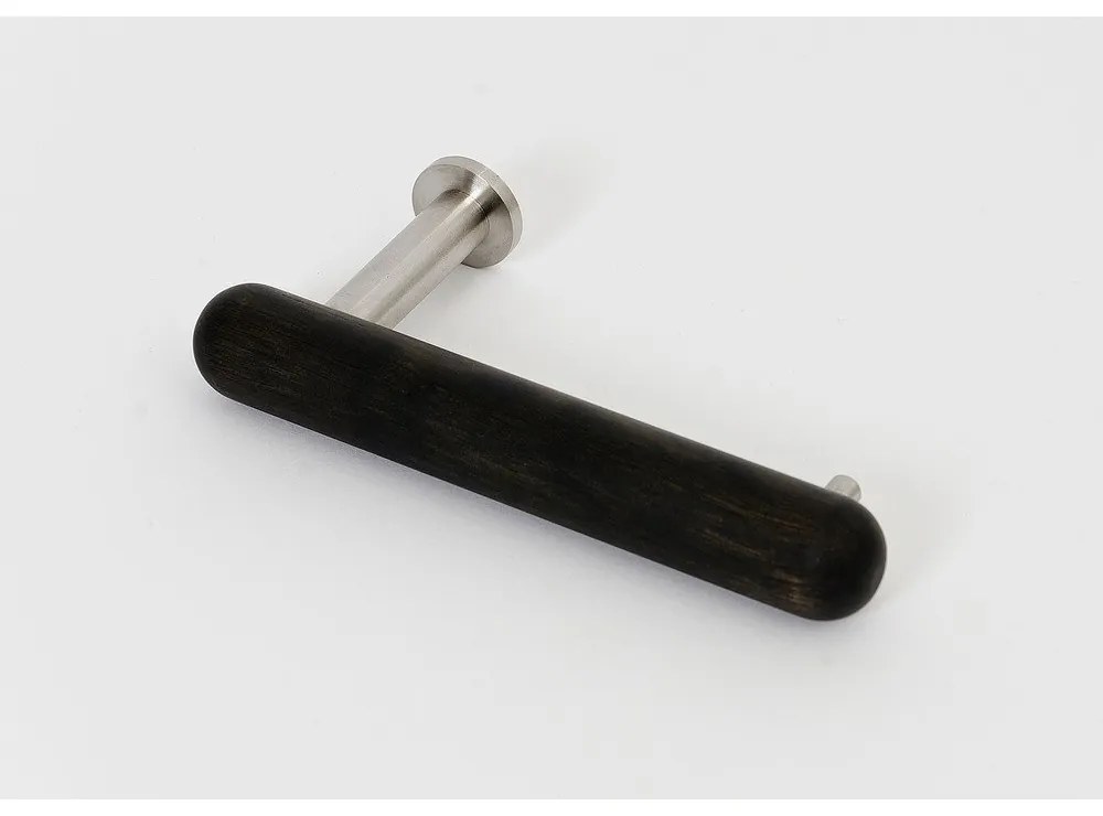 Монтиран на стената държач за тоалетна хартия от черен дъб Yoku - Wireworks