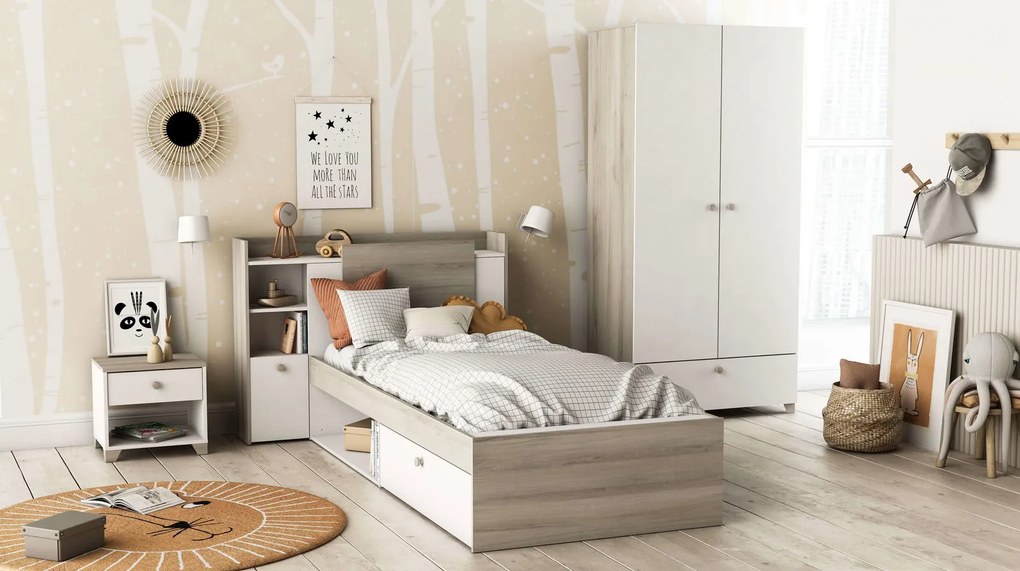 Нощно шкафче Annie-Leuko Fusiko