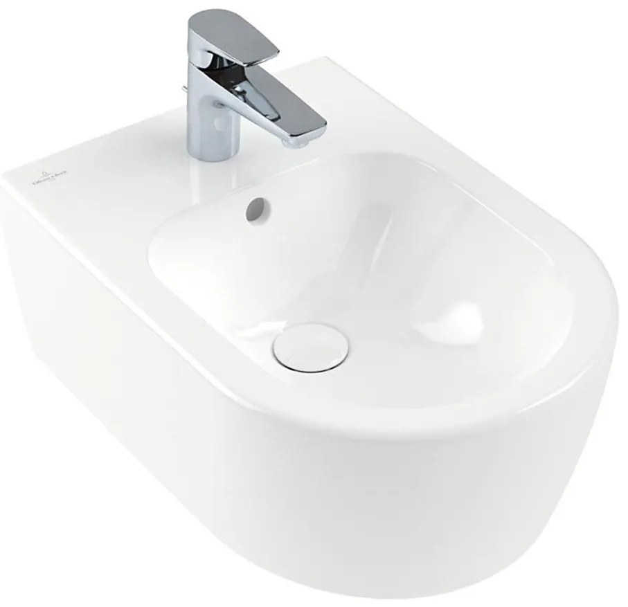 Villeroy & Boch 54050001 - Стенно биде AVENTO керамика/бяло