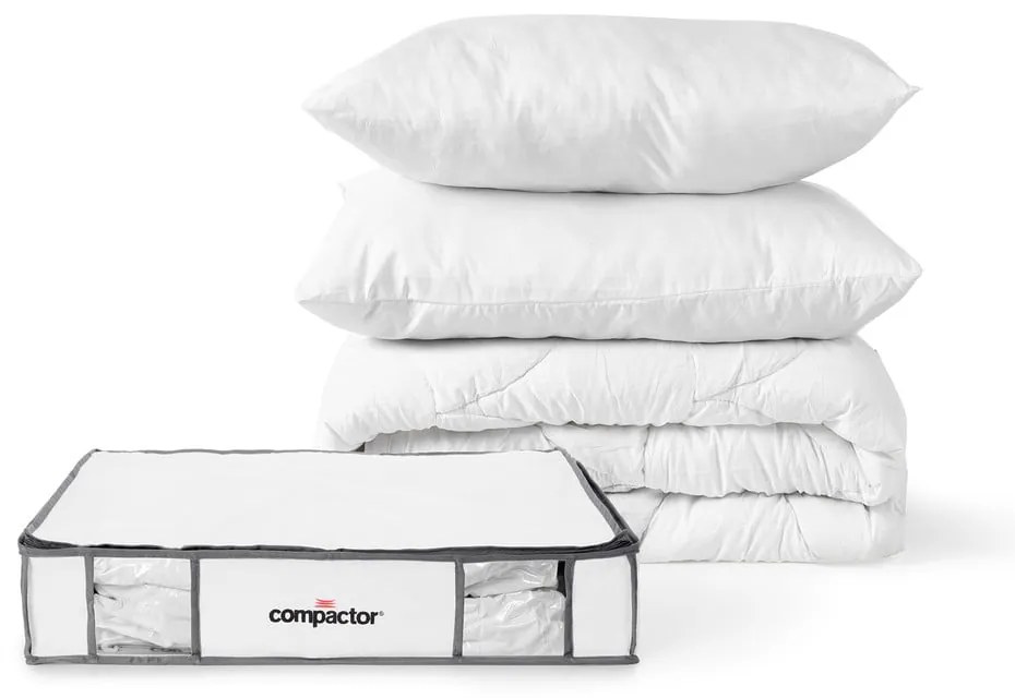 Вакуумни подсилени текстилни кутии за съхранение на дрехи в комплект 3 бр. 45x65x15,5 cm Life – Compactor