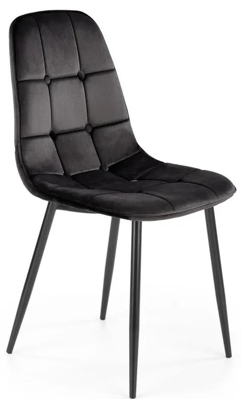 Трапезен стол KINDREL, 1 бр., черен