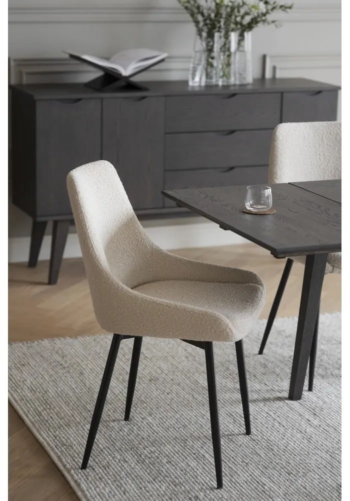 Бежови трапезни столове в комплект от 2 бр. Sierra – Rowico