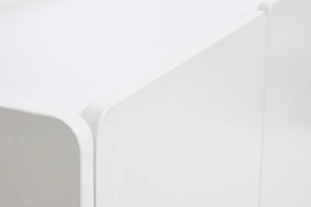 Бял скрин 160x70x45 cm Bera – Unique Furniture