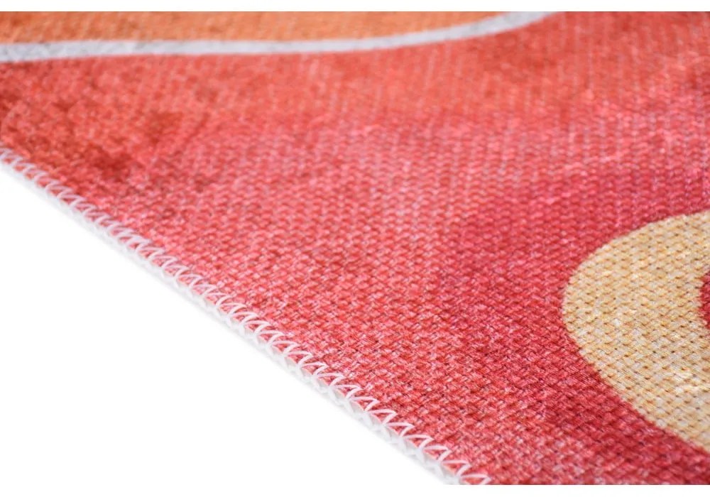Червен и оранжев килим подходящ за пране 120x180 cm Colors of Joy – Vitaus