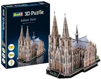 Revell - 3D Пъзел Кьолнската катедрала