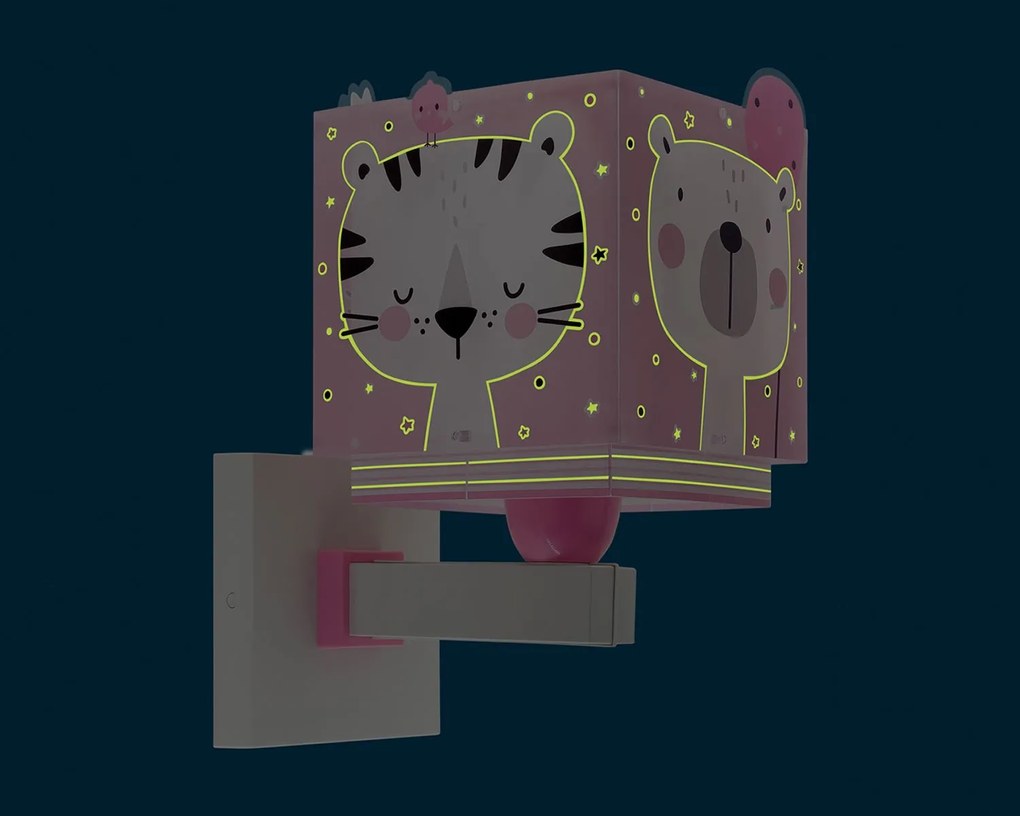 Стенна апличка Ango Baby Jungle-Pink