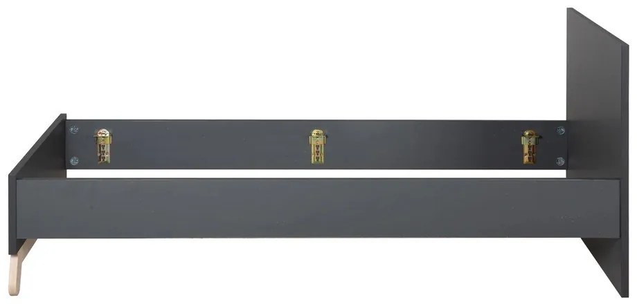 Черно детско легло 90x200 cm Jara - Roba