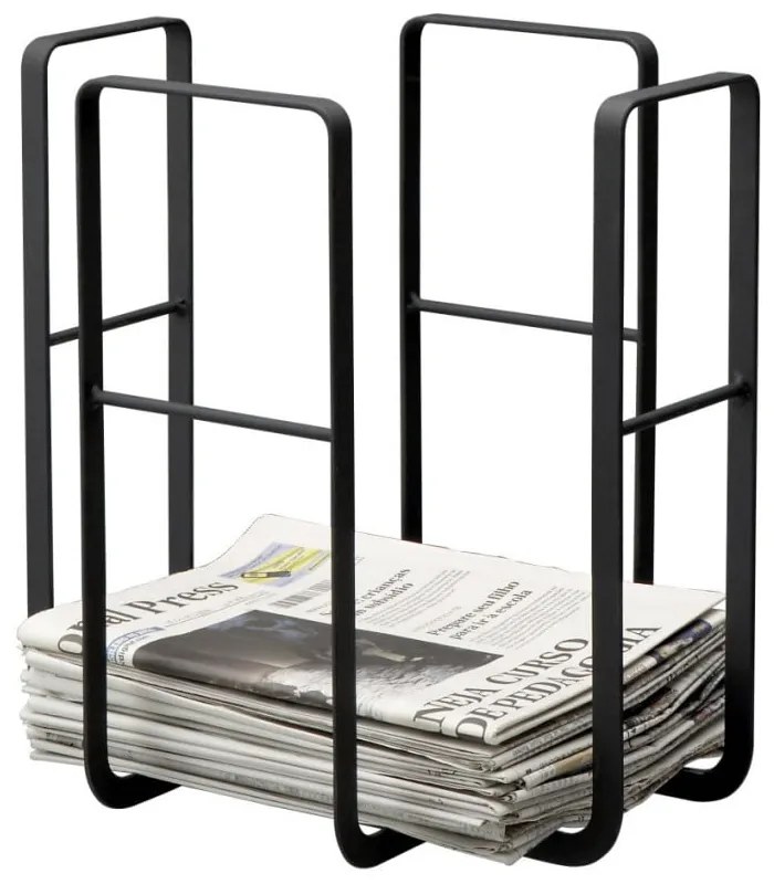 Черна стойка за вестници Tower - YAMAZAKI