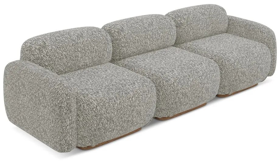 Сив модулен диван 270 cm Ailani – Makamii
