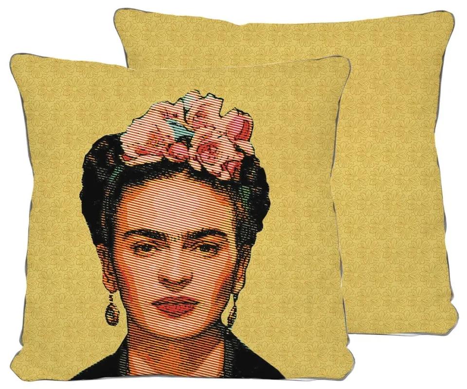Жълта възглавница , 45 x 45 cm Frida - Madre Selva