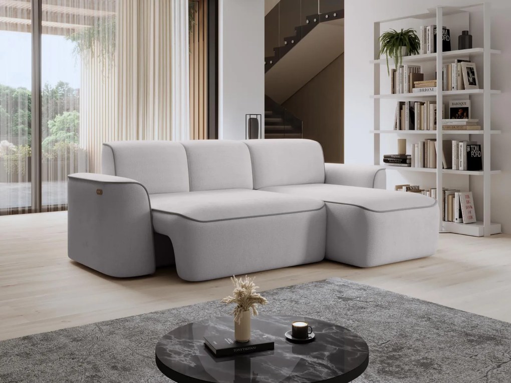 Ъглов диван Umbert-Gkri Anoixto-Left