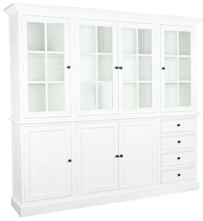 Витрина DKD Home Decor Кристал Дървен MDF 218,4 x 40,6 x 203 cm