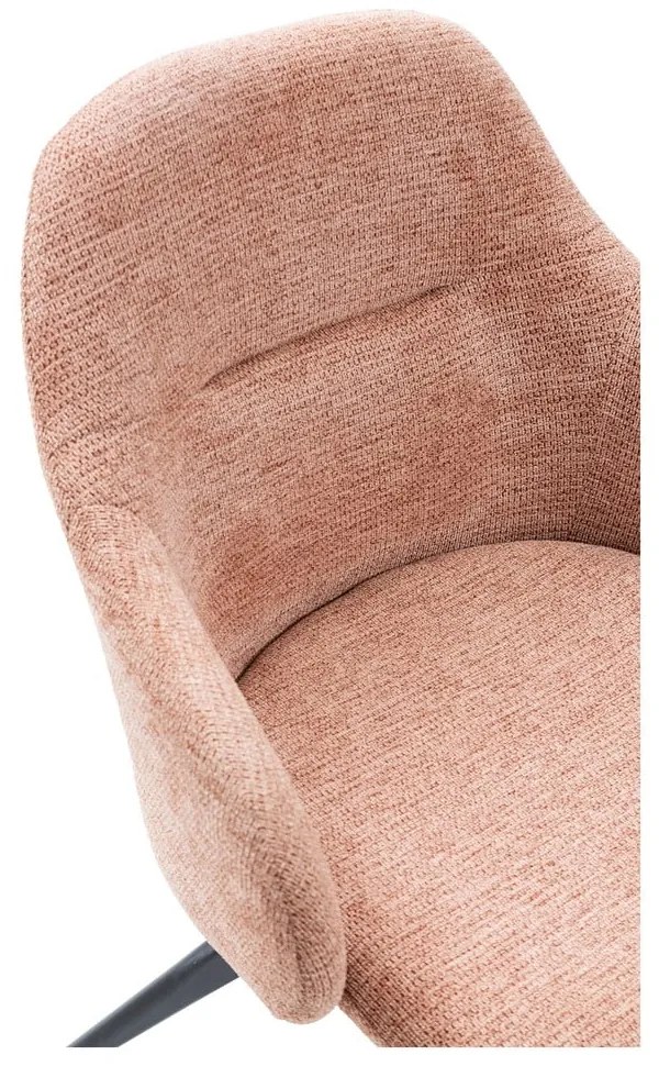 Светлокафяви тапицирани трапезни столове в комплект с подлакътници 2 бр. Tamara – Marckeric