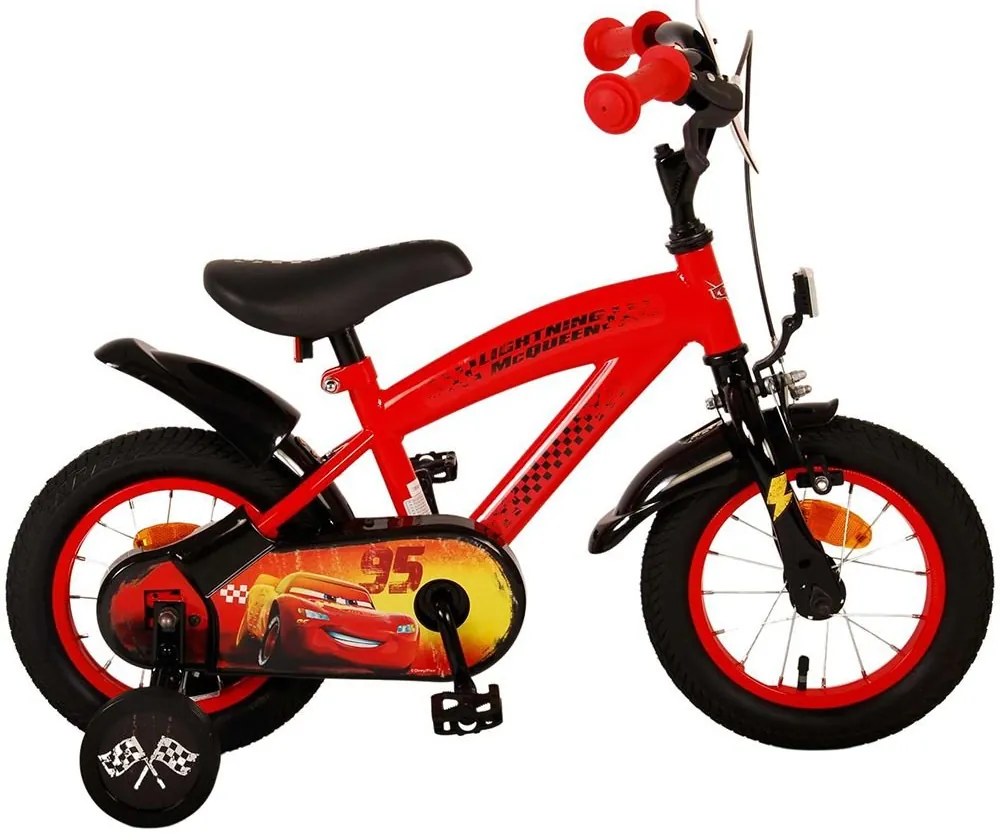 E&amp;L cycles - Детски велосипед с помощни колела Дисни Колите, 12 инча