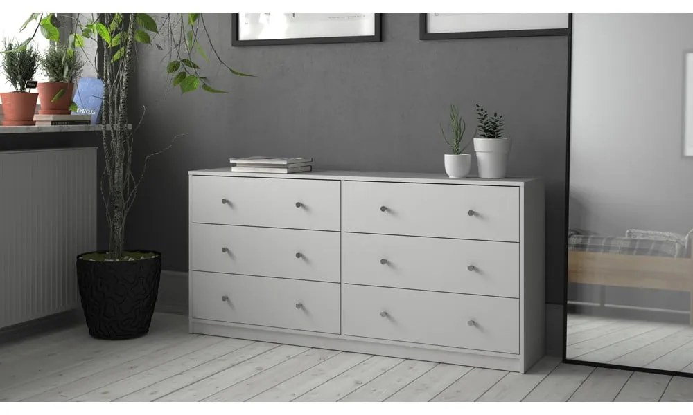 Бял скрин , 143 x 68 cm May - Tvilum