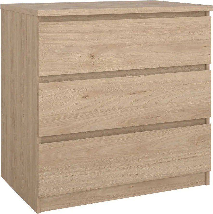 Скрин от декор от дъб в естествен цвят 77x76x50 cm Naia – Tvilum