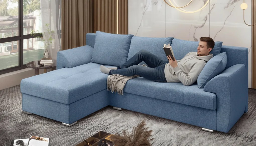 Разтегателен ъглов диван Интерио