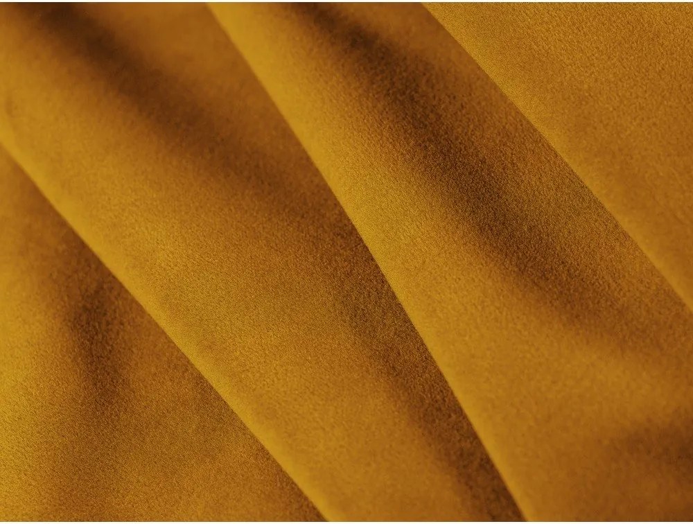 Жълт ъглов диван (ляв ъгъл) Lupine – Micadoni Home