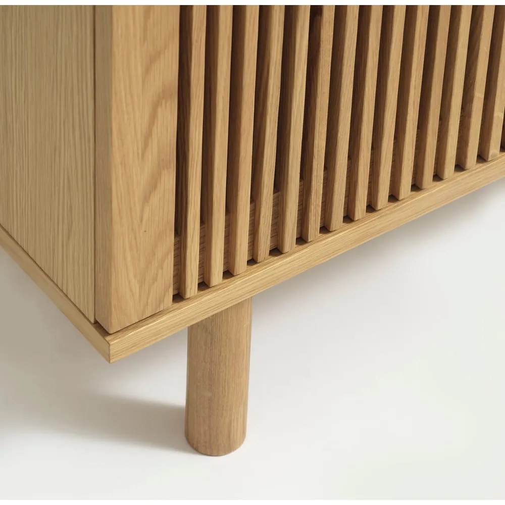 Шкафче от декор от дъб в естествен цвят 95x140 cm Tiber – Unique Furniture