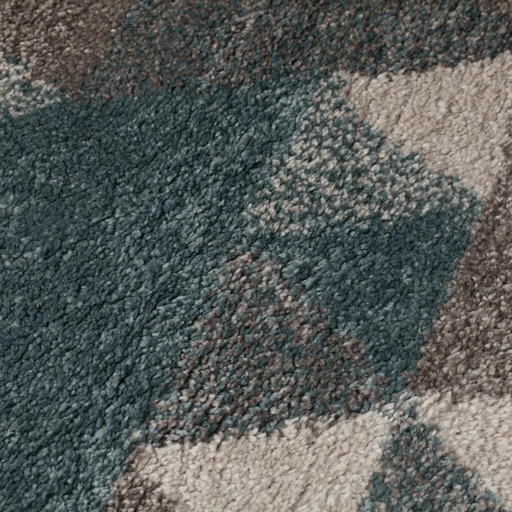 Синьо-сив килим , 160 x 230 cm Nuru - Flair Rugs