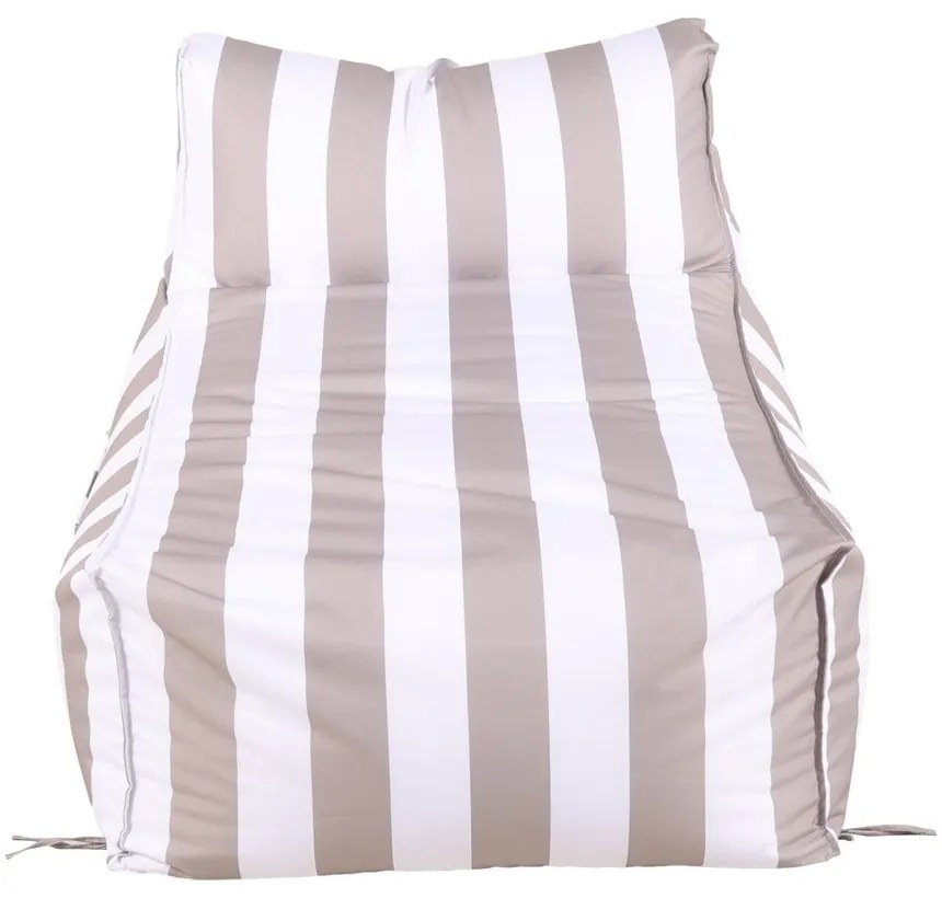 Градински чувал за сядане в бял и сив цвят – Bonami Essentials