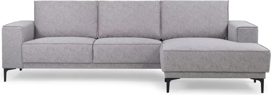 Светлосив ъглов диван (десен ъгъл) Copenhagen - Scandic