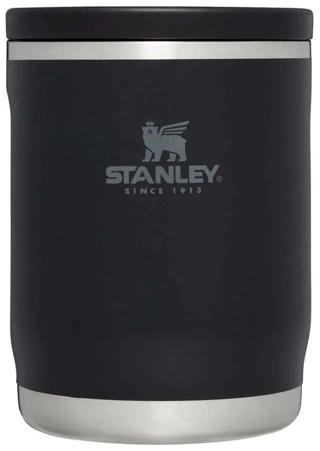 Черен термос за храна от неръждаема стомана 530 ml Adventure To-Go Black – Stanley
