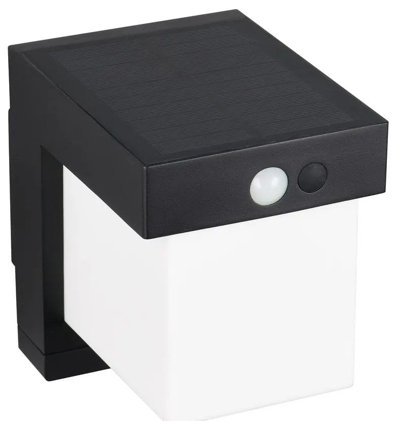 LED стенно външно осветително тяло със соларен панел (височина 14 cm) Colombo – Reality