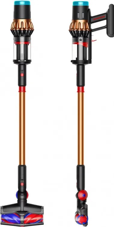 Вертикална прахосмукачка Dyson V16 Piston Animal 495948-01, 315AW, 900W, 1.3 л, 70 мин, CleanCompaktor, Hyperdymium, MyDyson, HEPA, LCD, Черен/мед