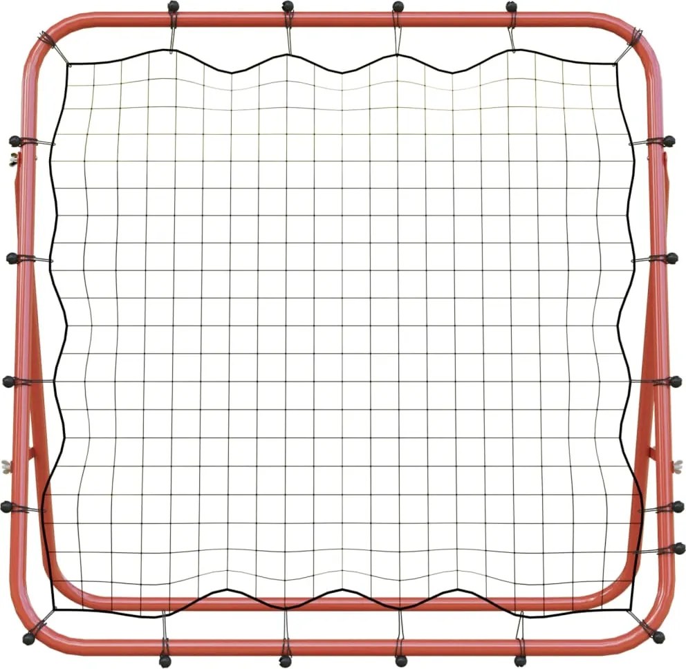 Регулируема рикошетна мрежа за футбол 96x80x96 см стомана и PE