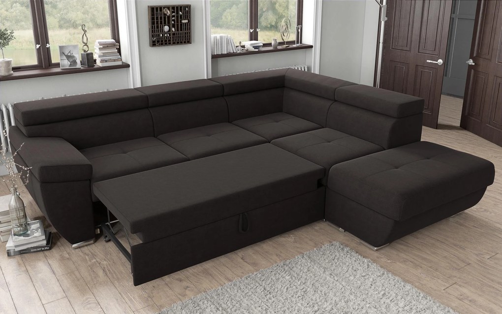 Разтегателен ъглов диван Дилън