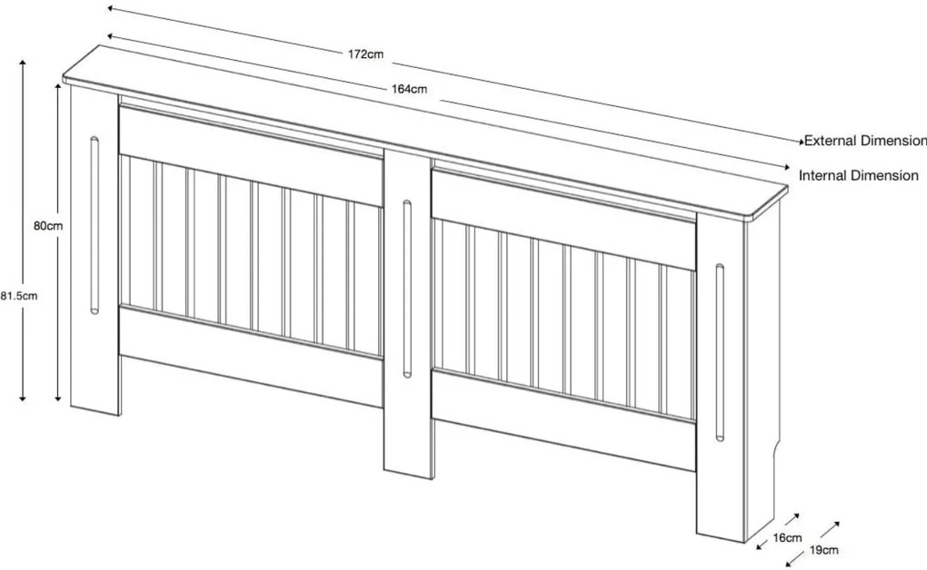 Калъф за радиатор Калина-дължина: 172 см