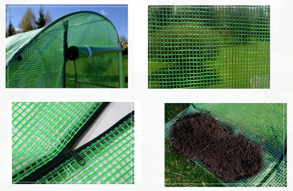 Оранжерия 3x6м с UV защита PREMIUM