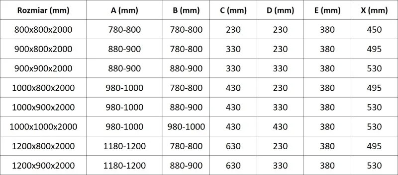 Mexen Exo-S Duo полукръгла асиметрична плъзгаща се душ кабина 100 x 80 см,