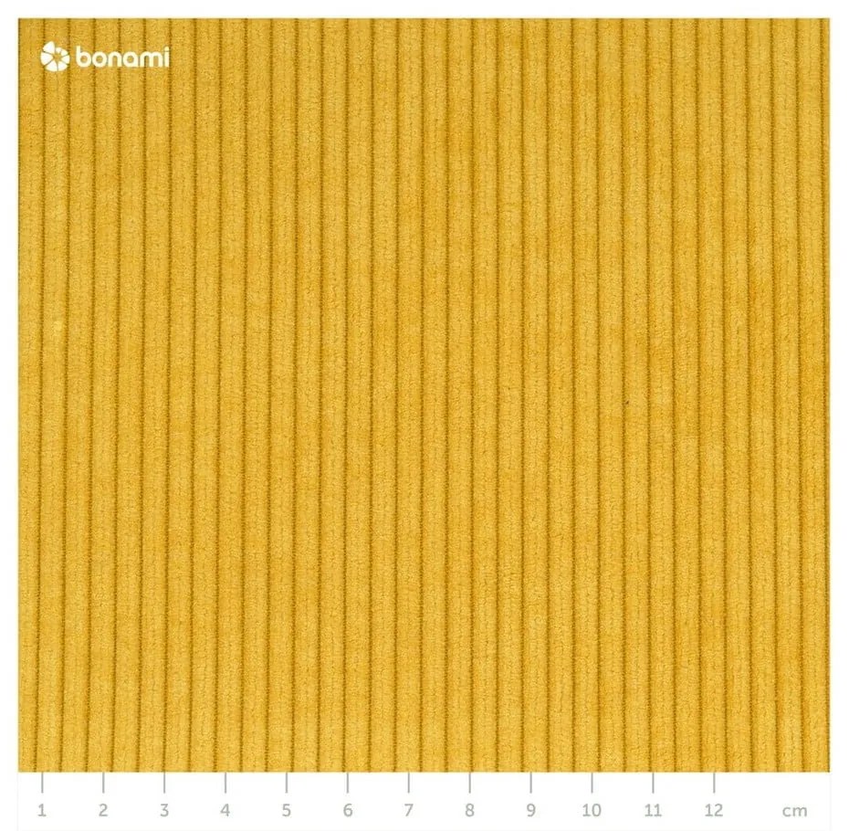 Жълт разтегателен диван от велур 244 cm Base – Karup Design