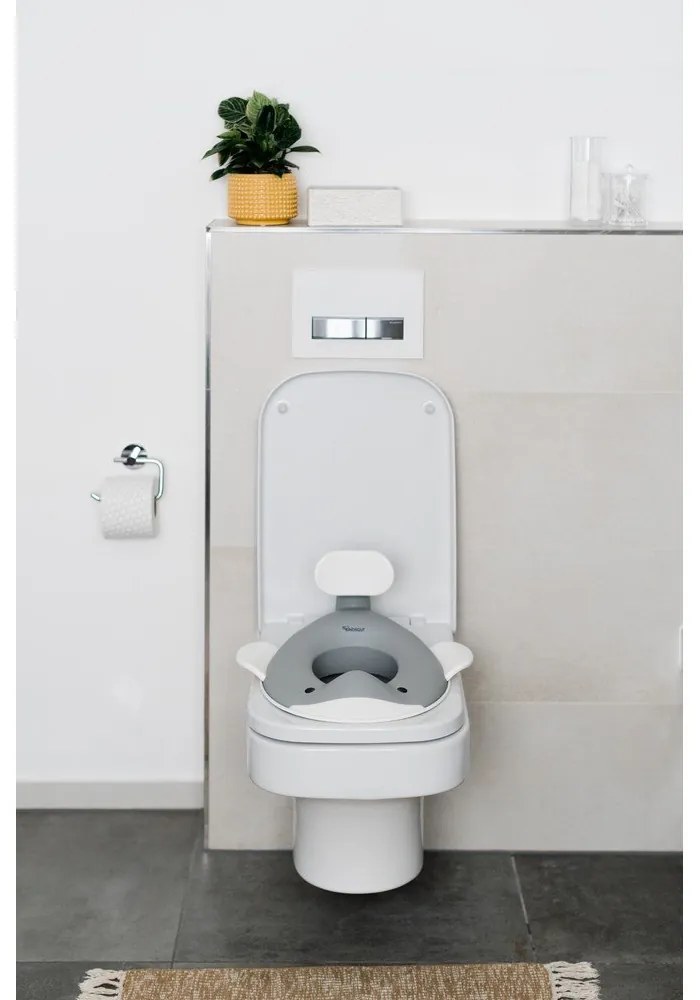 Тъмносива детска седалка за тоалетна Dark grey – Kindsgut