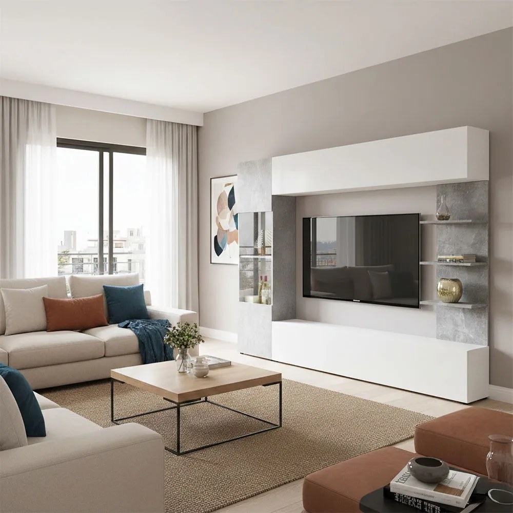 Холна секция Lazando-бяло