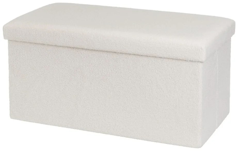 Бяла табуретка от букле Ecru – Casa Selección