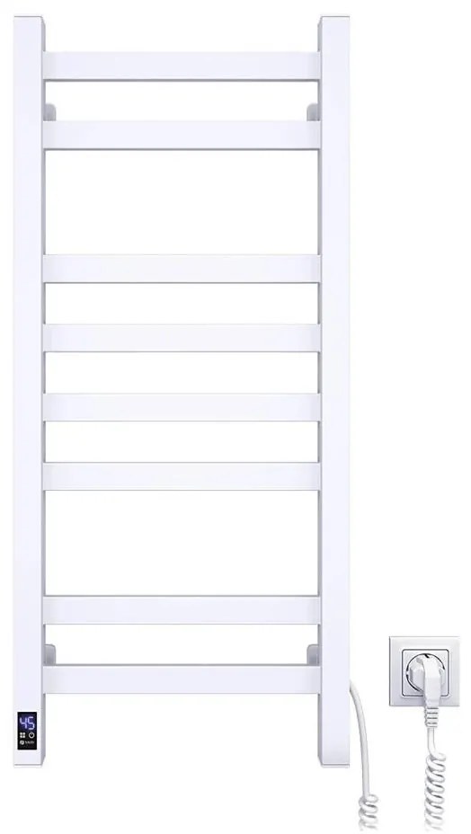 Стълбовиден радиатор за баня с термостат AVANGARD 251W/230V 80,6 cm IP44 бял десен